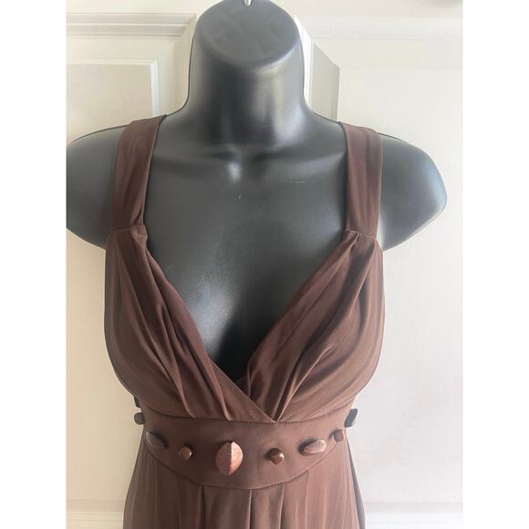 Womens Bisou Bisou Dress Size 6 Y2K Babydoll Coquette Beaded Festival Ren Faire - Picture 2 of 7